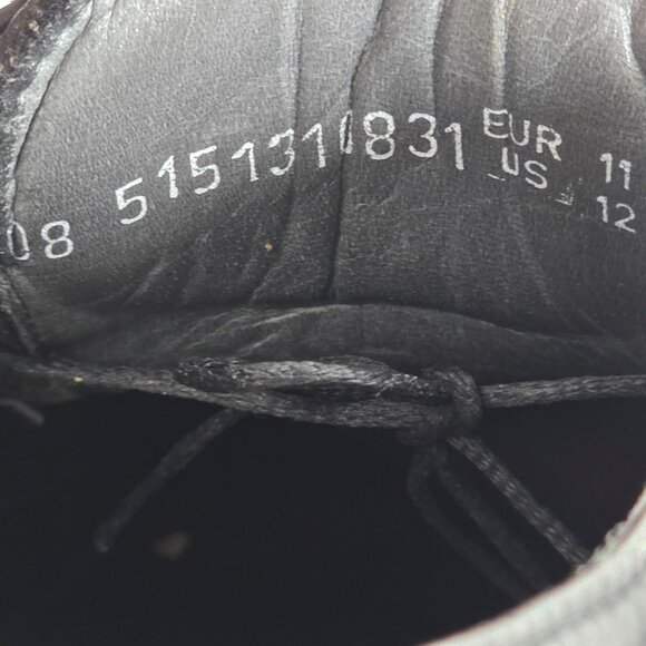 Mephisto Melchior Walking Shoes Black Pebble Grain Leather Comfort Derby Mens 12 - Picture 11 of 13